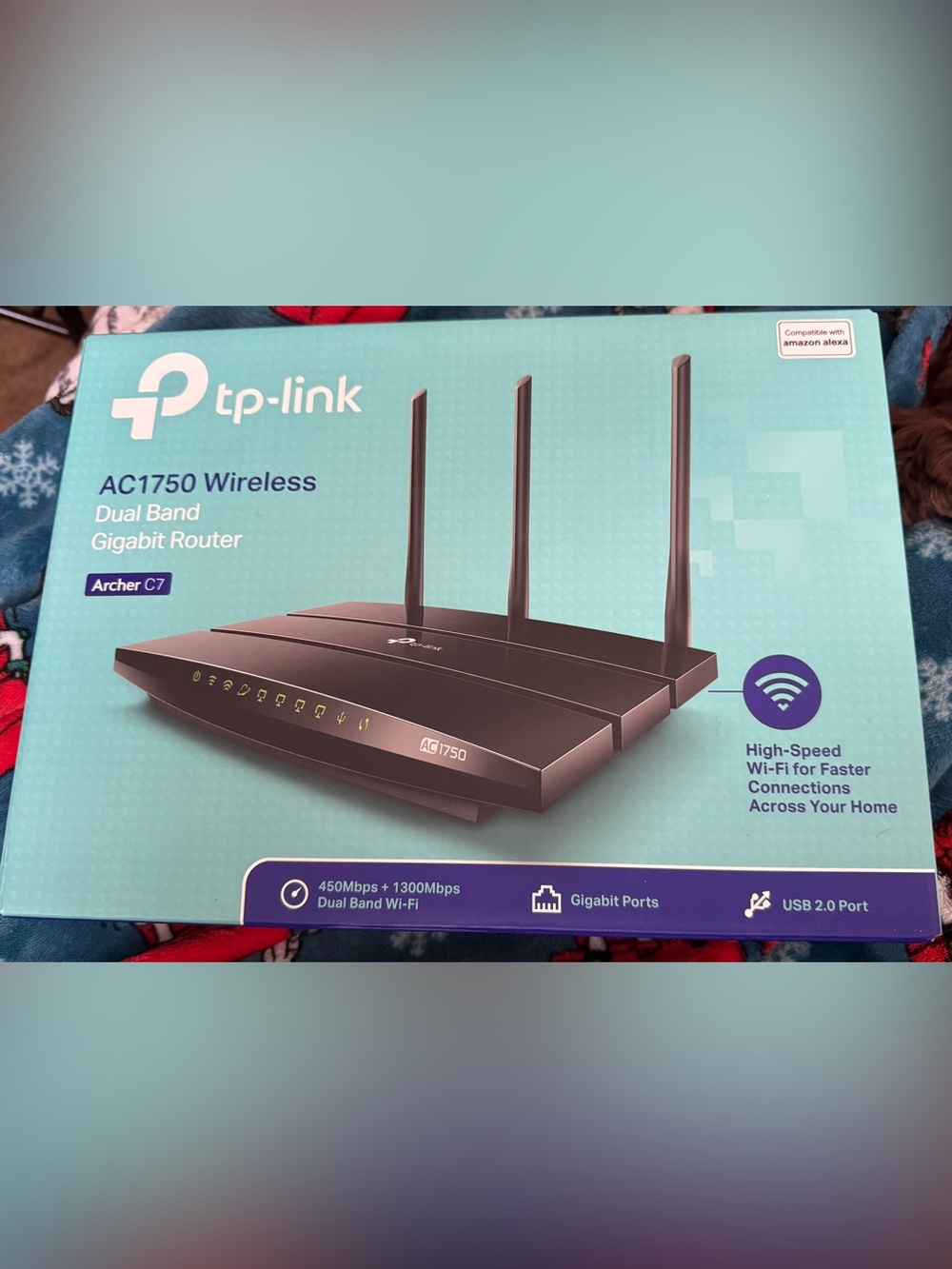 TP-Link Archer C7 AC1750 Wireless Router - Black